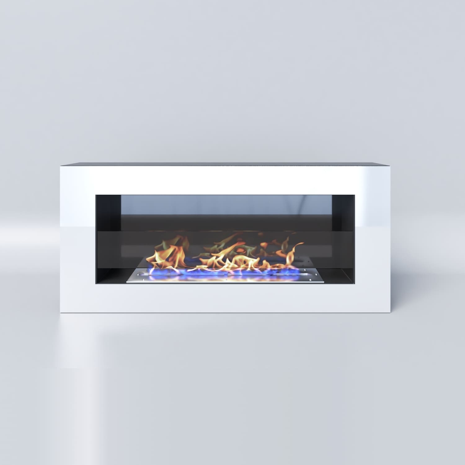 Биокамин "Русский огонь" Хай-тек 900N настенный с защитным и декоративным стеклом по цене 44 100 руб.