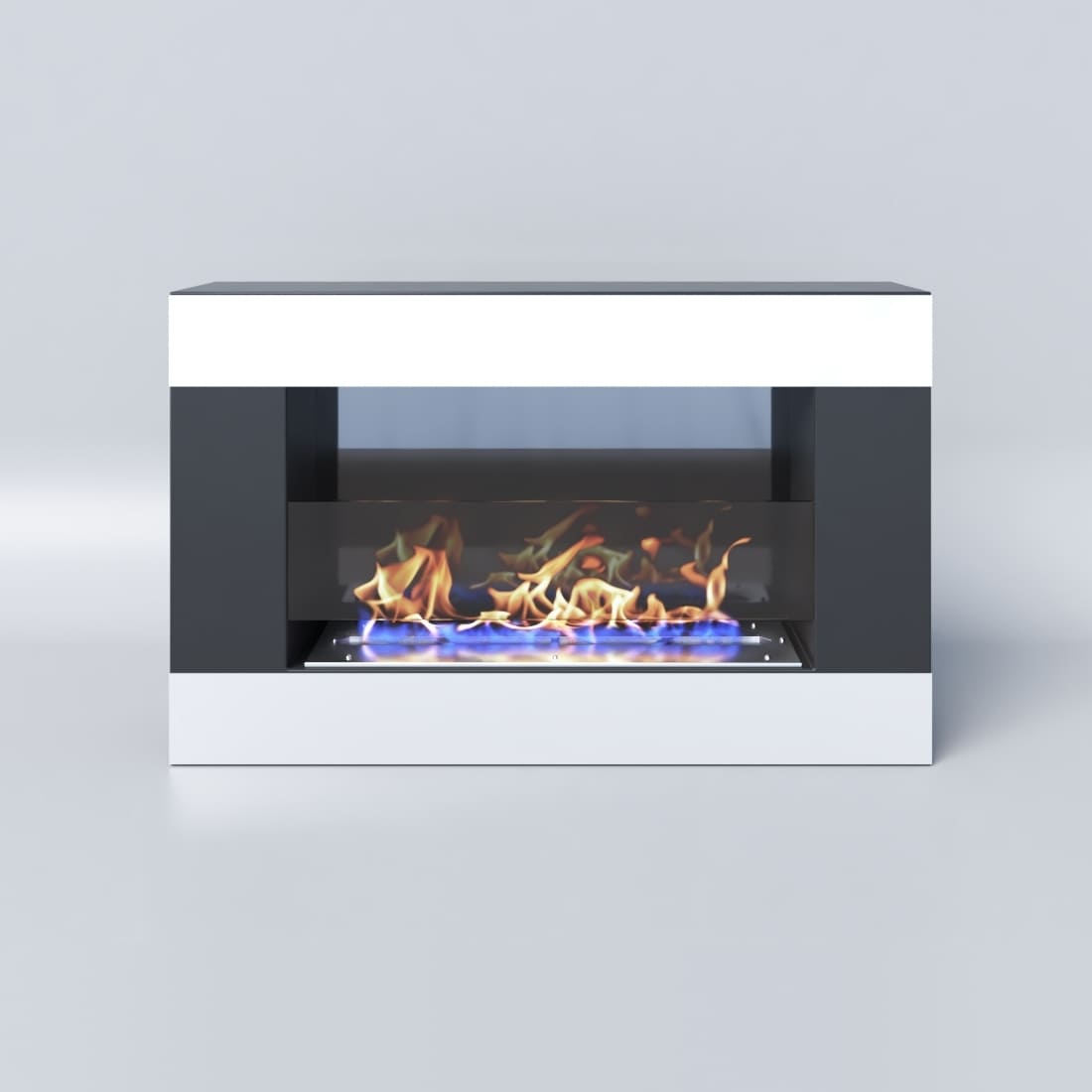 Биокамин "Русский огонь" Модерн 650N настенный с защитным и декоративным стеклом по цене 32 800 руб.