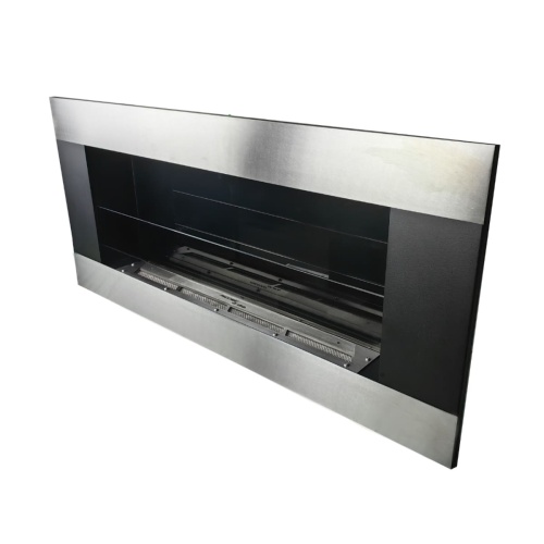 Биокамин "Русский огонь" Модерн 1100V встраиваемый с декоративным стеклом (стемалитом)