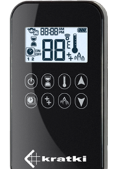 Газовая топка Kratki LEO/P/45/68/G31/37MBAR, балонный газ