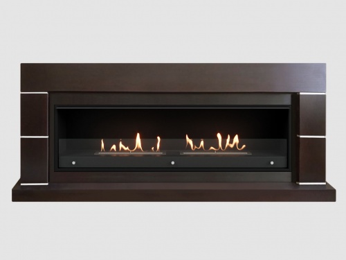 Каминный портал МДФ "Аляска 1900" с биокамином Lux Fire "Фаер Бокс Вега-2" (венге) Каминный портал МДФ "Аляска 1900" с биокамином Lux Fire "Фаер Бокс Вега-2" (венге)