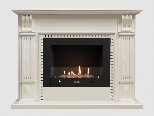 Каминный портал МДФ "Белфаст 1350" с биокамином Lux Fire "Фаер Бокс 4-25.5" (белый) Каминный портал МДФ "Белфаст 1350" с биокамином Lux Fire "Фаер Бокс 4-25.5" (белый)