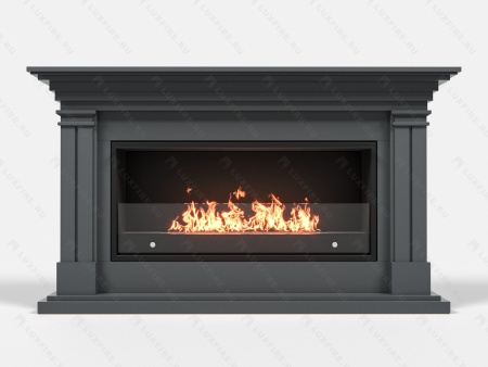 Биокамин Lux Fire с порталом Ромео 42, графит по цене 124 306 руб.