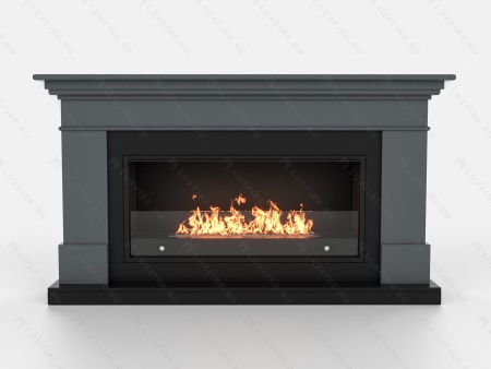 Биокамин Lux Fire с порталом Ангара 42, графит по цене 124 306 руб.