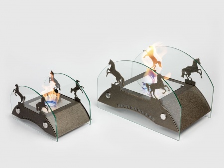 Настольный биокамин Lux Fire "Графский мост" M Бронза по цене 19 602 руб.