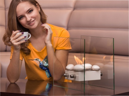 Настольный биокамин Lux Fire "София" M Настольный биокамин Lux Fire "София" M по цене 16 940 руб.