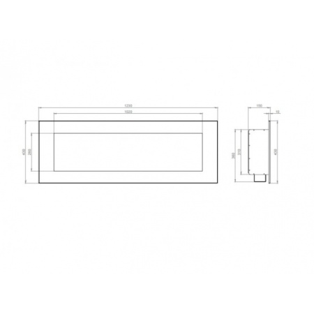 Биокамин Window III burgundy Арома по цене 33 900 руб.